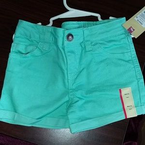 Girls Teal Shorts